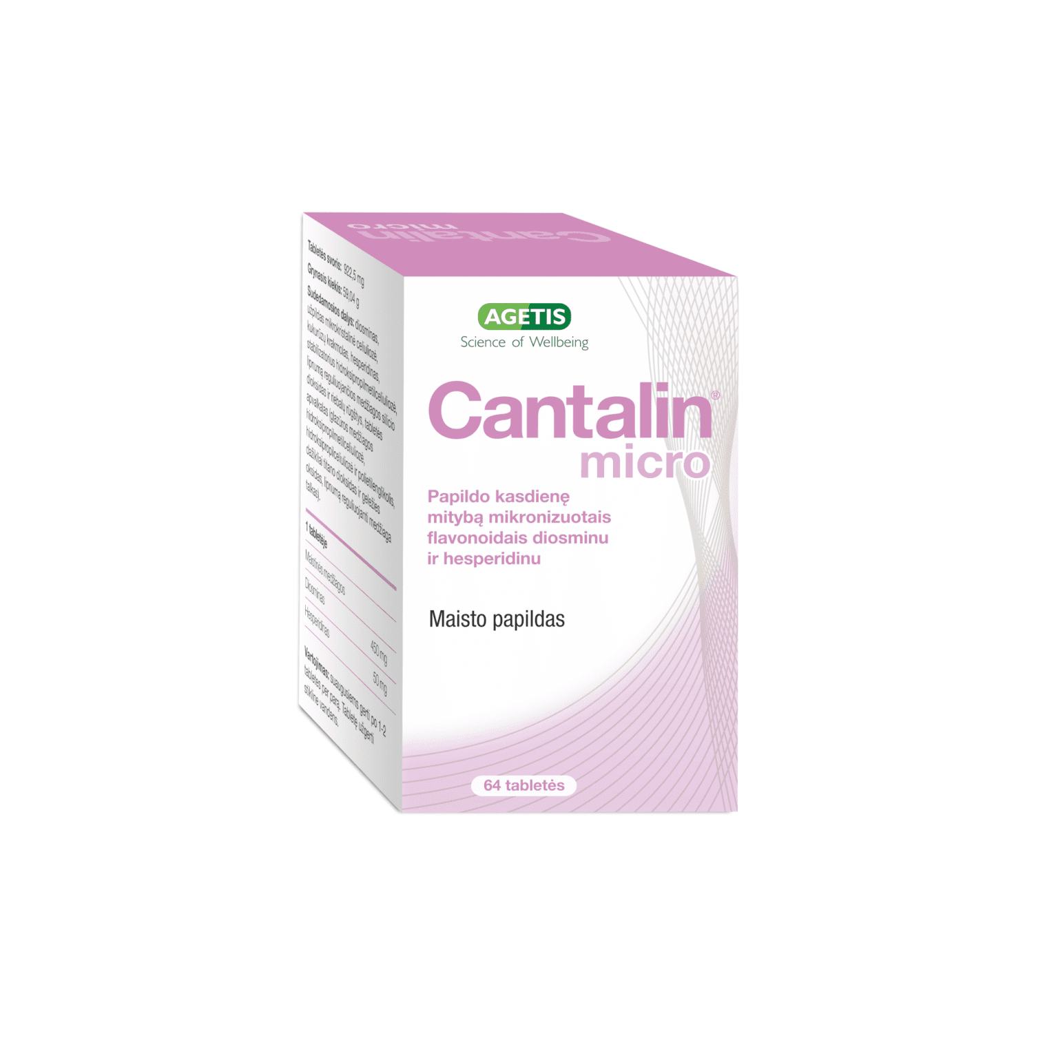 CANTALIN Micro 500 mg tabletės N64 Micro 500 mg tabletės N64