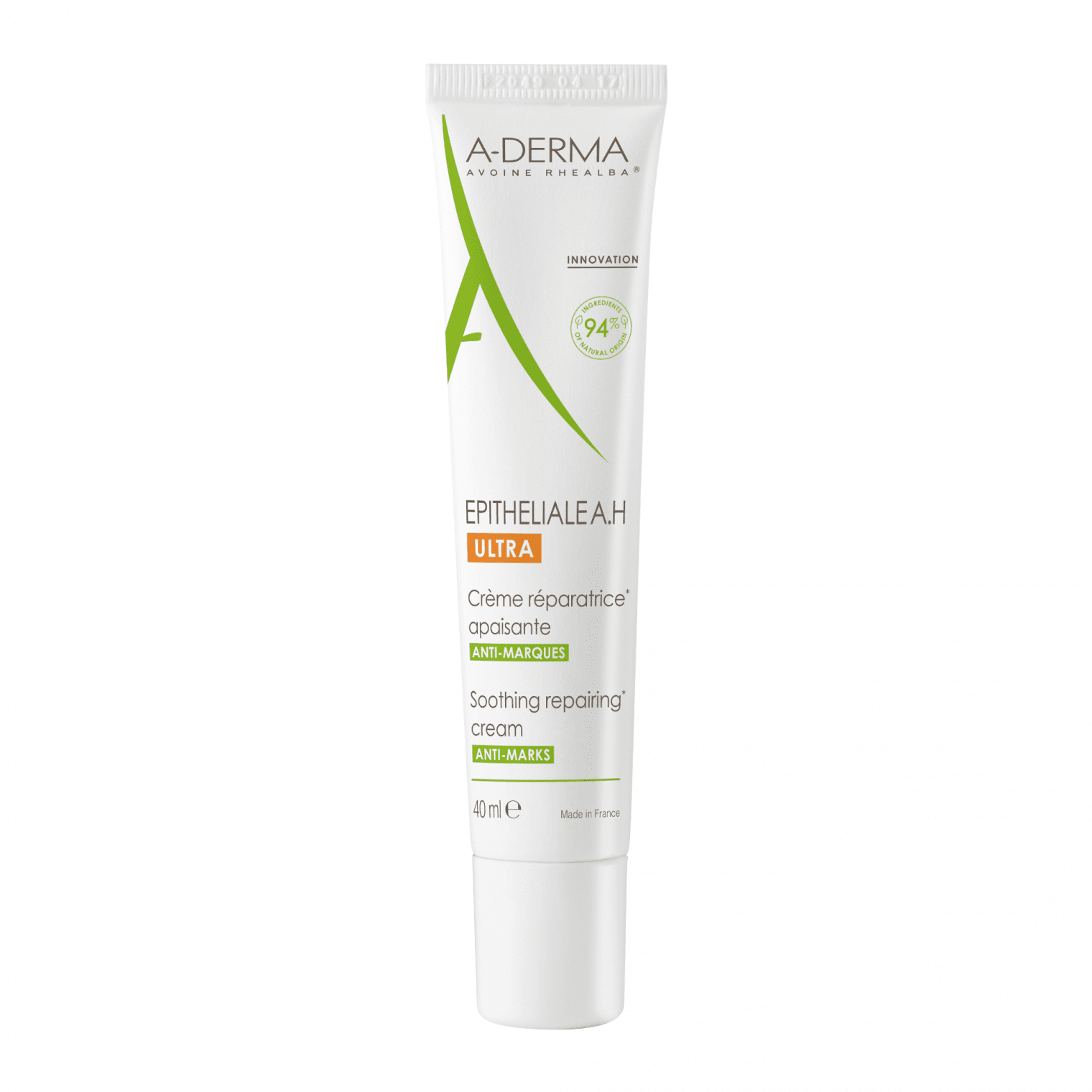 A-DERMA stipraus poveikio kremas pažeistai odai EPITHELIALE AH DUO 40 ml