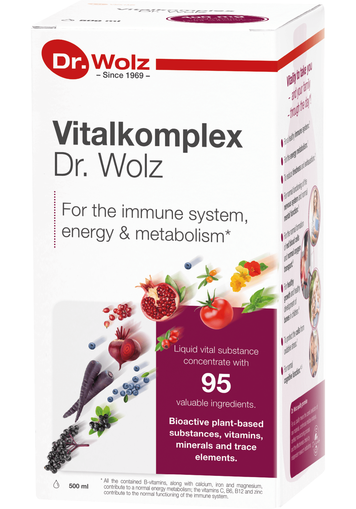 DR WOLZ ZELL Vitalkomplex koncentruotas skystis, 500