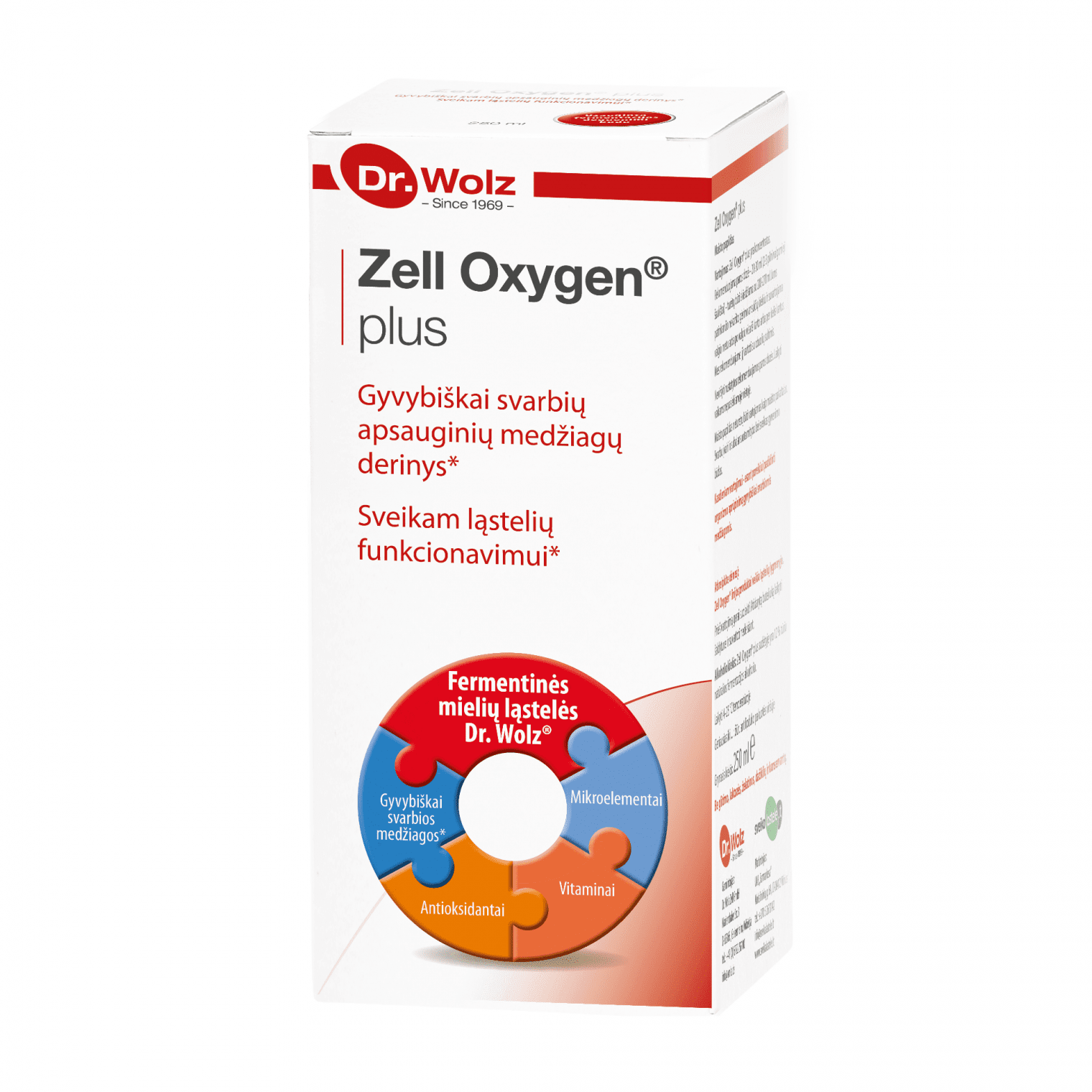 DR WOLZ ZELL Oxygen plus Dr. Wolz koncentruotas skys