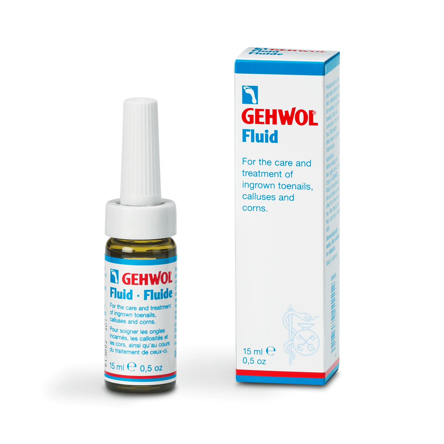 GEHWOL FLUID įaugusių nagų ir nuospaudų skystis 15 ml