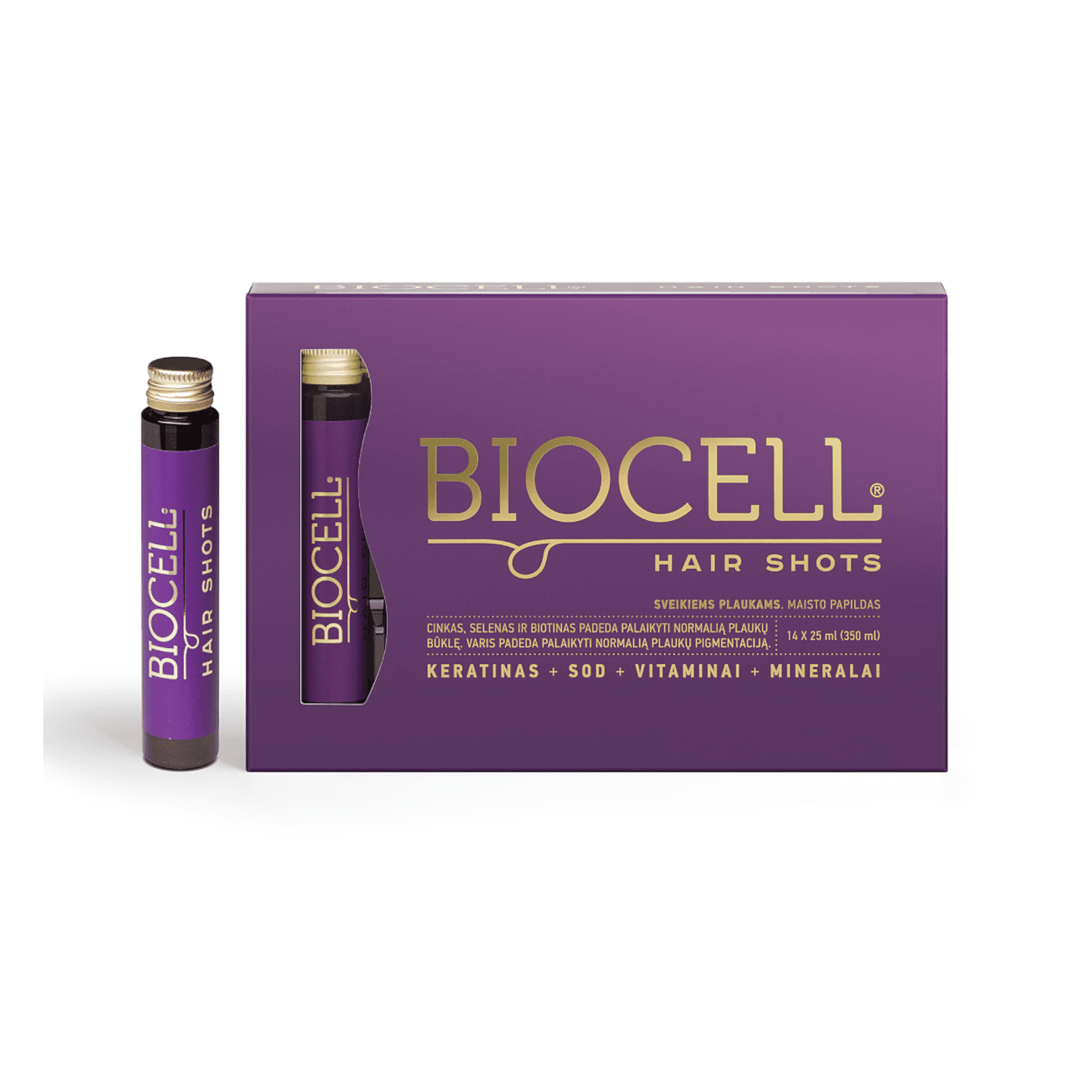 BIOCELL Hair Shots 25 ml, N14 | BENU vaistinė intern