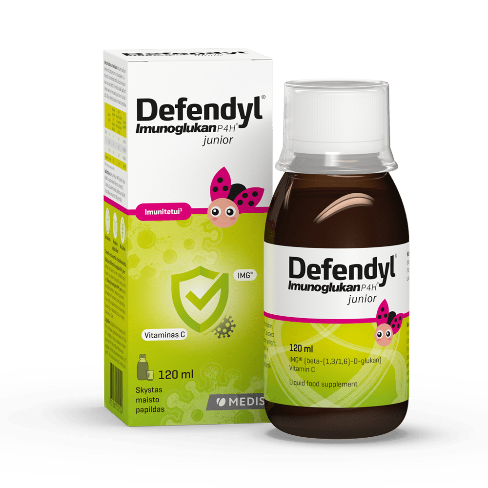 Defendyl Imunoglukan P4H Junior skystis 120 ml 