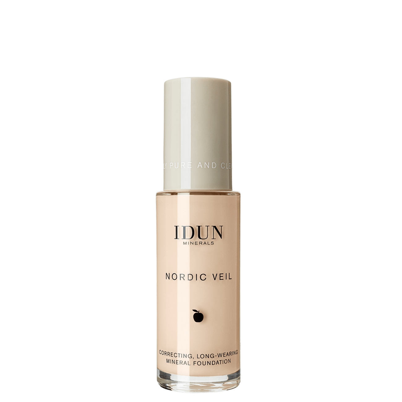 IDUN Minerals skystas makiažo pagrindas stipriai maskuojantis Nordic Veil Saga Nr. 1303 Neutral LightL, 26ml