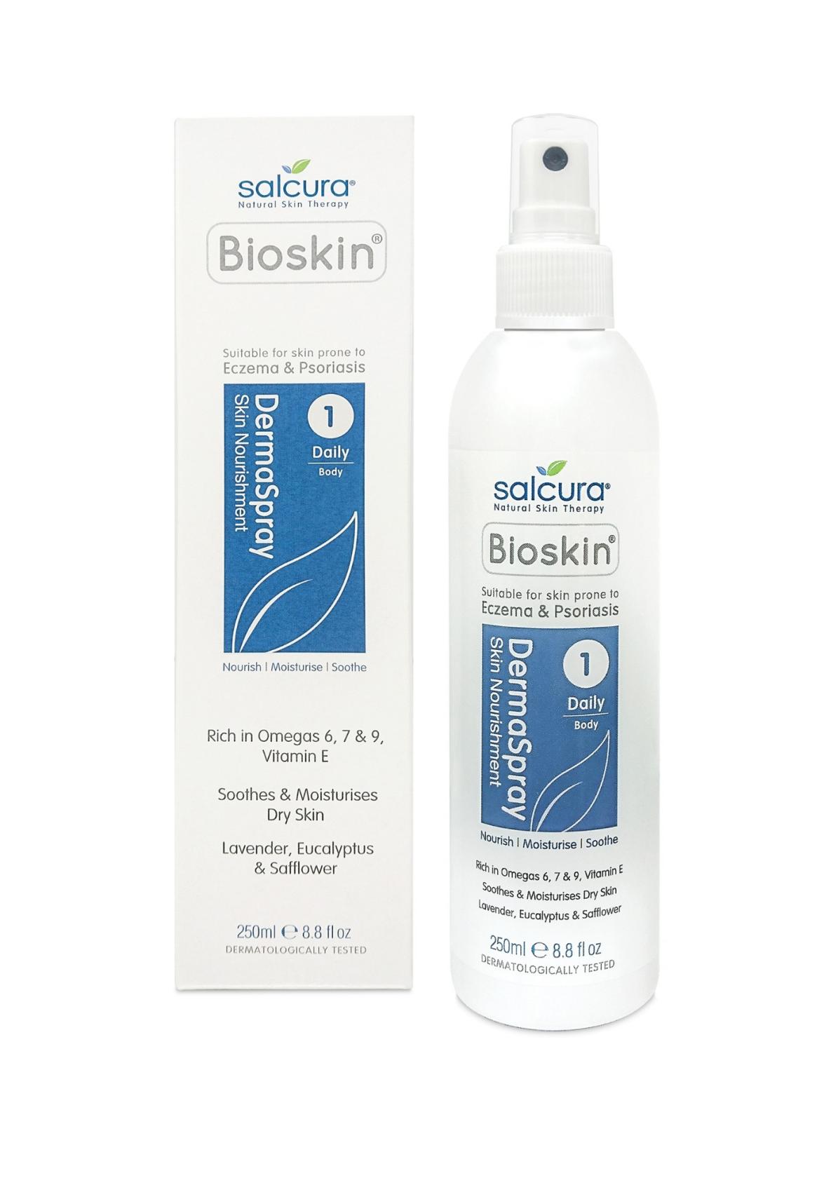 SALCURA, DERMASPRAY, purškiama priemonė sudirgusiai kūno odai, 250ml
