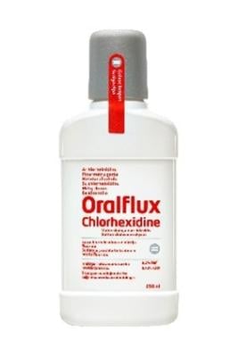 ORALFLUX burnos skalavimo skystis CHLORHEXIDINE 250 ml