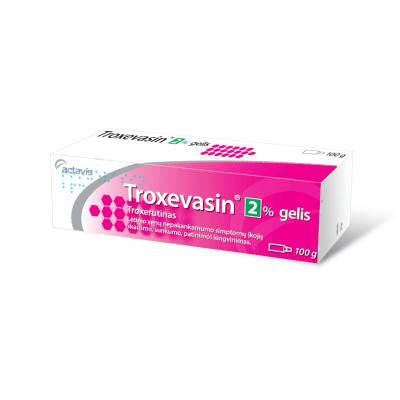 Troxevasin 20 mg/g gelis 100 g