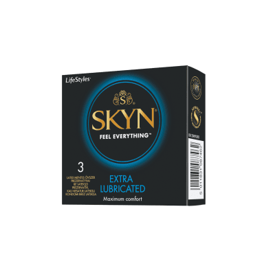 LIFESTYLES SKYN prezervatyvai EXTRA LUBRICATED N3