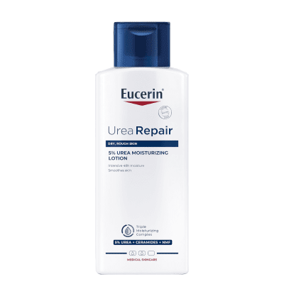 EUCERIN UreaRepair 5 % Urea drėkinamasis losjonas sausai odai, 250 ml