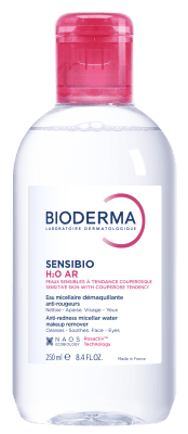 BIODERMA micelinis valomasis vanduo jautriai, raustančiai odai SENSIBIO H2O AR 250 ml