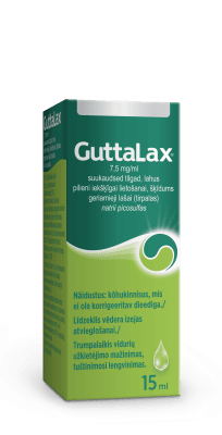 Guttalax 7,5 mg/ml geriamieji lašai (tirpalas) 15 ml