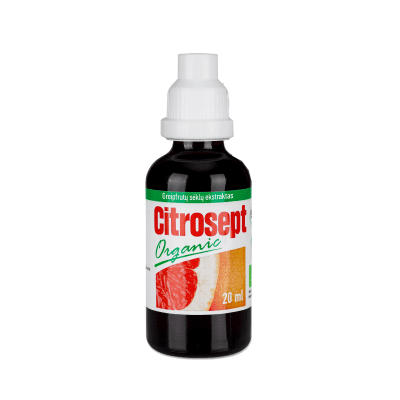 Citrosept Organic greipfrutų sėklų ekstraktas 20 ml