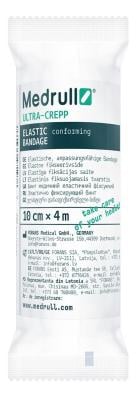 Medrull elastinis fiksuojantis tvarstis Ultra-crepp 10 cm x 4 m