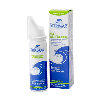 STERIMAR 100% mikrodifuzinis jūros vanduo papildytas manganu 50 ml