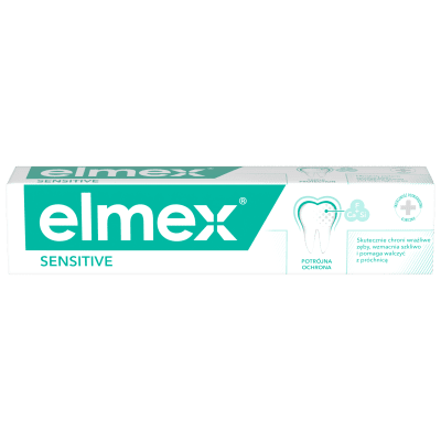 ELMEX dantų pasta jautriems dantims SENSITIVE, nuo 7 metų, 75 ml