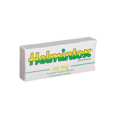 Helmintox 125 mg plėvele dengtos tabletės N6
