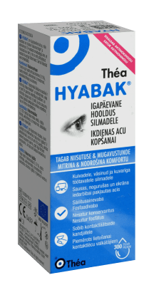 HYABAK 0,15% akių lašai, 10 ml