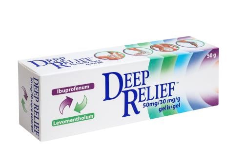 Deep Relief 50 mg/30 mg/g gelis 50 g