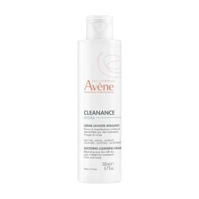 EAU THERMALE AVENE CLEANANCE HYDRA kreminis prausiklis riebiai odai, 200 ml