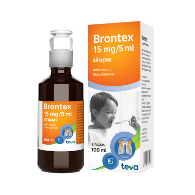 Brontex 15 mg/5 ml sirupas 100 ml