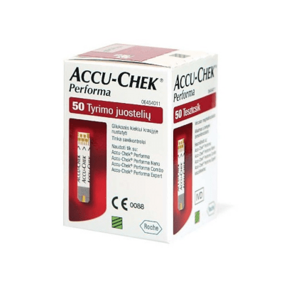 ACCU-CHEK diagnostinės juostelės PERFORMA N50
