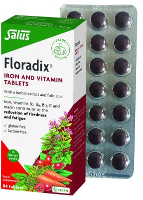 FLORADIX tabletės su geležimi ir vitaminais N84