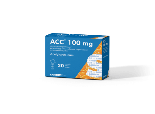 ACC 100 mg milteliai geriamajam tirpalui N20