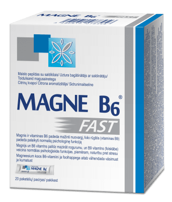 MAGNE B6 Fast vienadoziai paketėliai N20