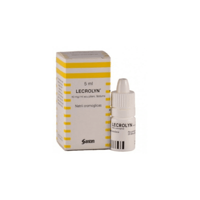Lecrolyn 40 mg/ml akių lašai 5 ml