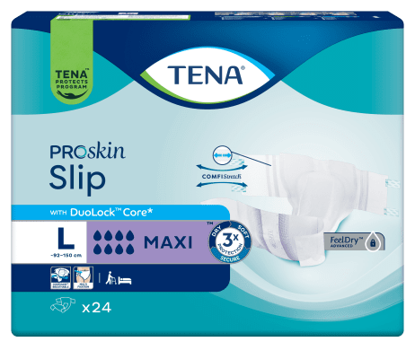 TENA Slip Maxi Anatominės sauskelnės, L, N24