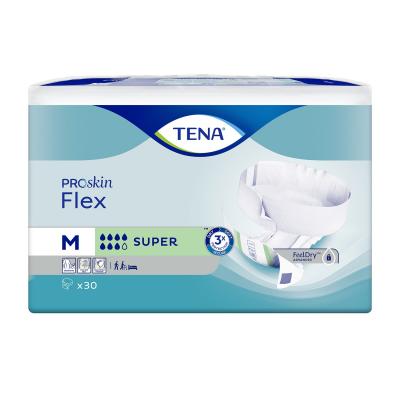TENA Flex Super juostinės sauskelnės šlapimo nelaikymui, M dydis N30