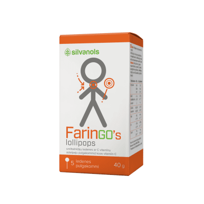 FARINGO'S lollipops šaltalankių ledinukai su vitaminu C N5