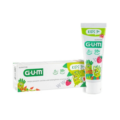 GUM dantų pasta vaikams KIDS 3+ m., 50 ml
