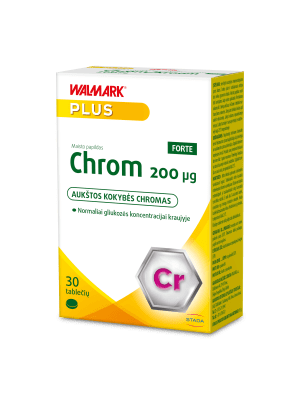 WALMARK Chrom Forte 200 µg tabletės N30