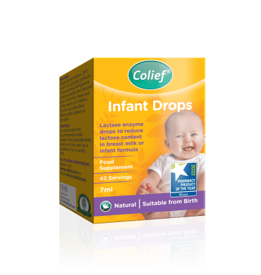 COLIEF laktazės lašai INFANT DROPS, 7 ml