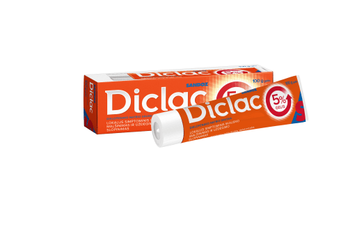 DICLAC 5% gelis 100 g