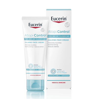 Eucerin veido kremas atopinei odai AtopiControl , 50 ml