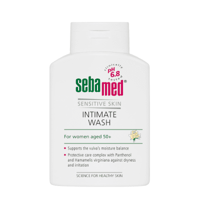 SEBAMED švelnus intymios higienos prausiklis menopauzei PH 6.8, 200 ml