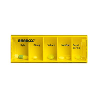 ANABOX dėžutė vaistams vienai dienai