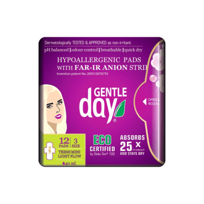 GENTLE DAY Teens Mini paketai su sparneliais ir anijonų juostele N12
