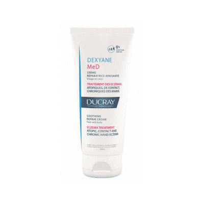 DUCRAY veido ir kūno odos kremas nuo atopinio, kontaktinio ir rankų lėtinio dermatito DEXYANE, nuo 3 mėn., 100 ml