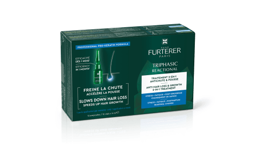 RENE FURTERER triphasic serumas reakciniam plaukų slinkimui 2in1, 12X5 ml, N12