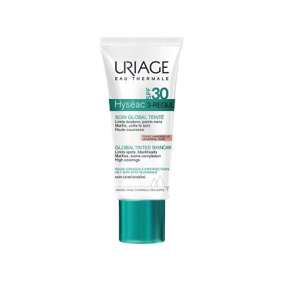URIAGE veido kremas su atspalviu HYSEAC 3-REGUL GLOBAL, SPF 30, 40 ml