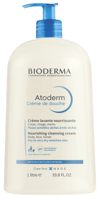 BIODERMA maitinamasis kreminis prausiklis sausai odai ATODERM CREME DE DOUCHE, 1 l