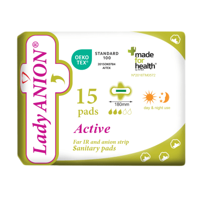 Lady Anion ploni paketai Active N15