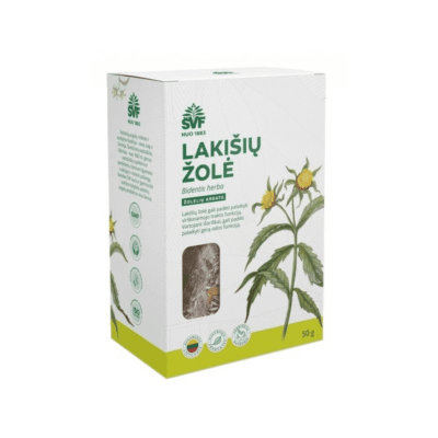 ŠVENČIONIŲ VAISTAŽOLĖS LAKIŠIŲ ŽOLĖ, žolelių arbata, 50 g