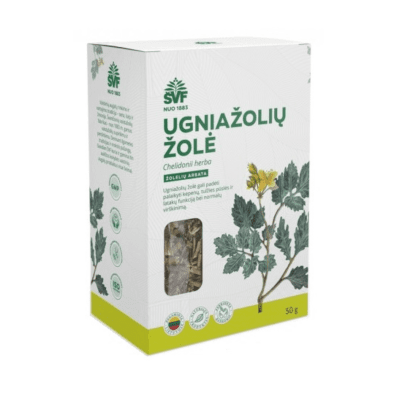 ŠVENČIONIŲ VAISTAŽOLĖS UGNIAŽOLIŲ ŽOLĖ, žolelių arbata, 50 g