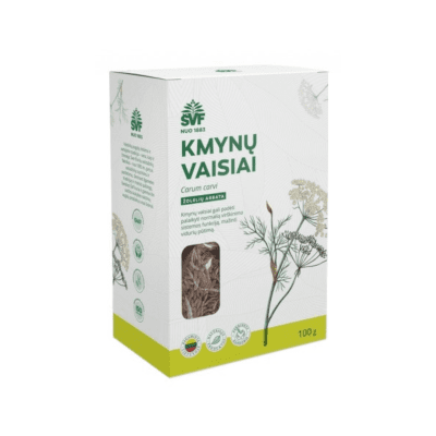 ŠVENČIONIŲ VAISTAŽOLĖS KMYNŲ VAISIAI, žolelių arbata, 100 g