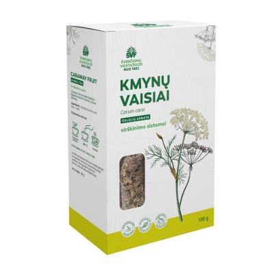 ŠVENČIONIŲ VAISTAŽOLĖS KMYNŲ VAISIAI, žolelių arbata, 100 g