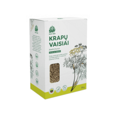 ŠVENČIONIŲ VAISTAŽOLĖS KRAPŲ VAISIAI, žolelių arbata, 50 g